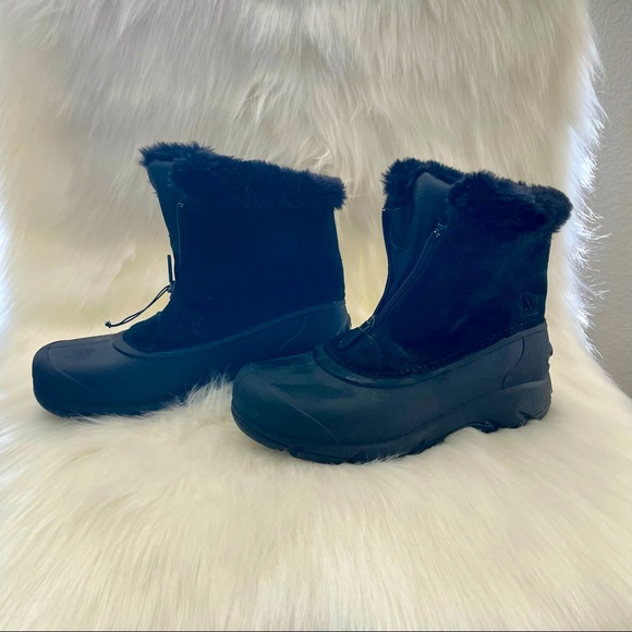 New Sorel Thinsulate Zip Boots Size 7 - Picture 1 of 5